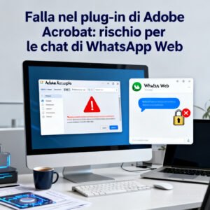 Falla nel plug-in di Adobe Acrobat: rischio per le chat di WhatsApp Web