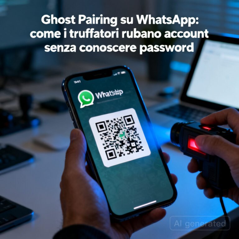 Ghost Pairing su WhatsApp: come i truffatori rubano account senza conoscere password 4 Ghost Pairing su WhatsApp: come i truffatori rubano account senza conoscere password