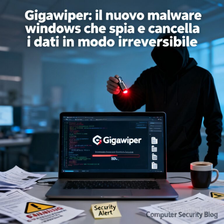 Gigawiper: il nuovo malware windows che spia e cancella i dati in modo irreversibile