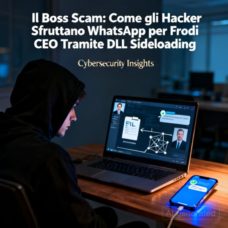 Il Boss Scam: Come gli Hacker Sfruttano WhatsApp per Frodi CEO Tramite DLL Sideloading
