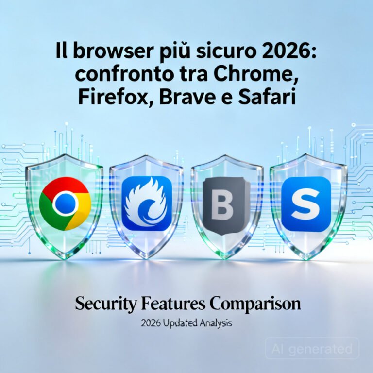 Il browser più sicuro 2026: confronto tra Chrome, Firefox, Brave e Safari 3 Il browser più sicuro 2026: confronto tra Chrome, Firefox, Brave e Safari
