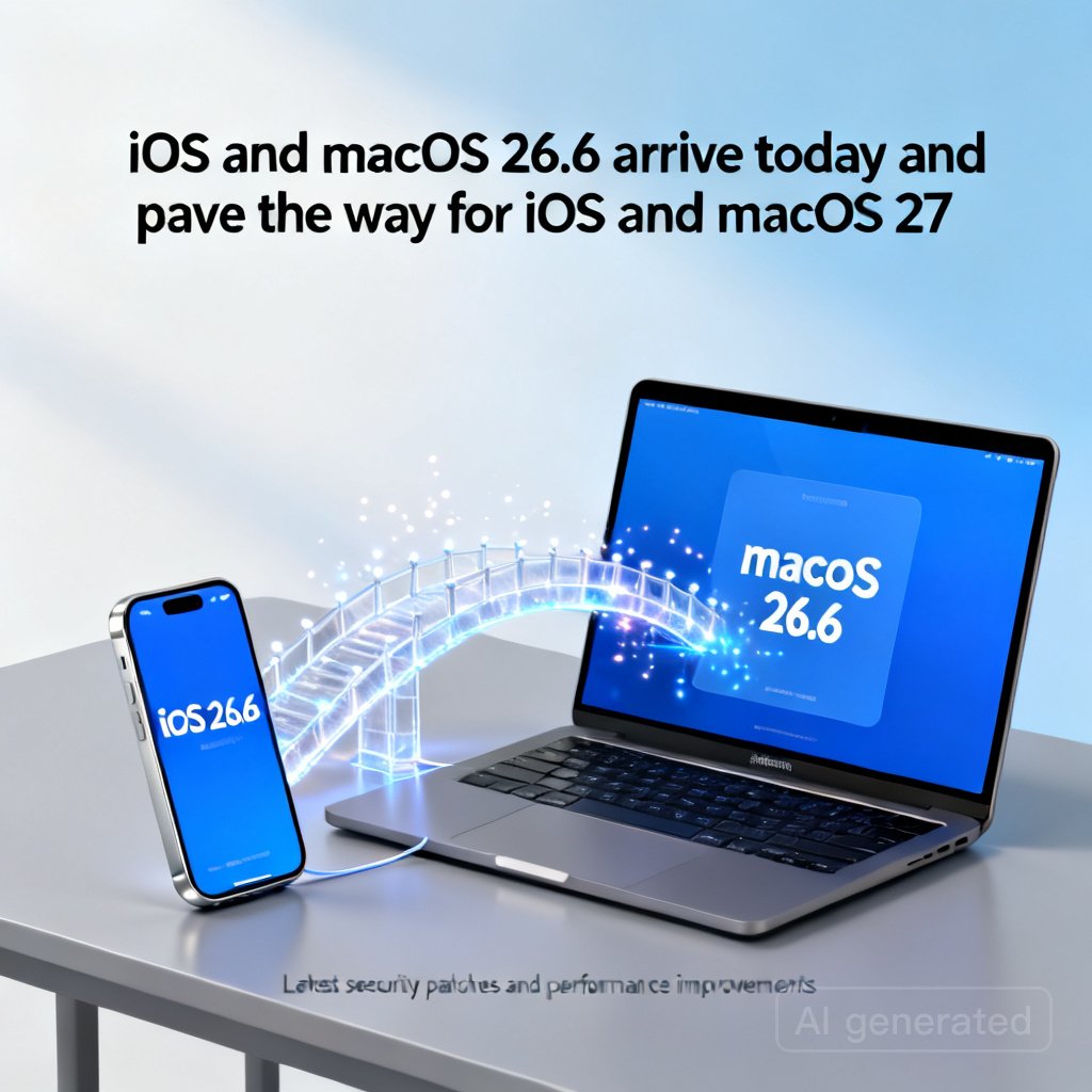 iOS e macOS 26.6 arrivano oggi e preparano il terreno per iOS e macOS 27