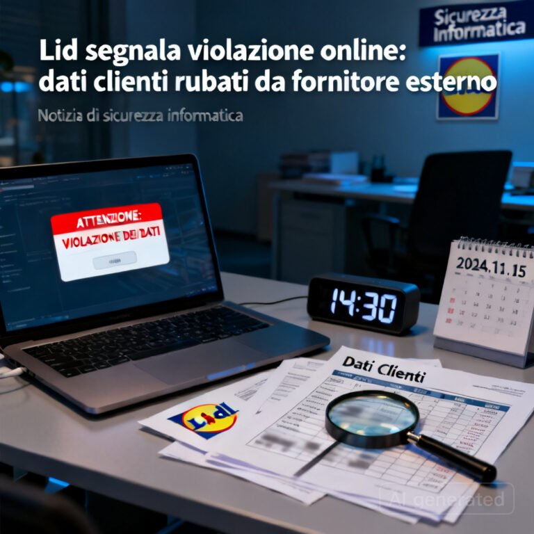 Lidl segnala violazione online: dati clienti rubati da fornitore esterno