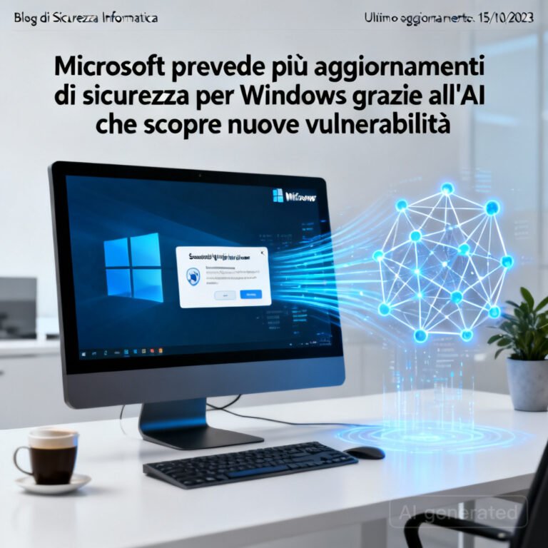 Microsoft prevede più aggiornamenti di sicurezza per Windows grazie all'AI che scopre nuove vulnerabilità 5 Microsoft prevede più aggiornamenti di sicurezza per Windows grazie all'AI che scopre nuove vulnerabilità