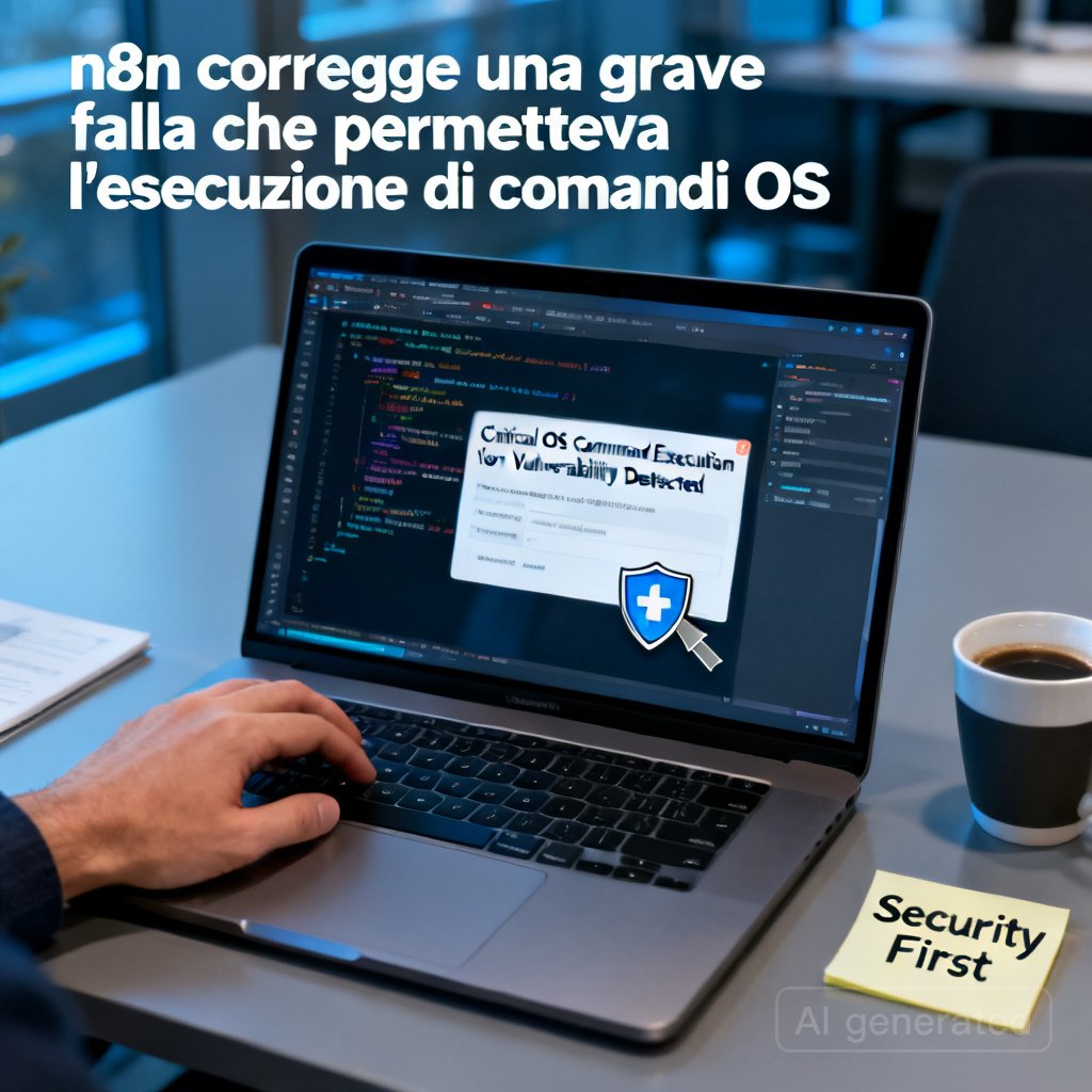 n8n corregge una grave falla che permetteva l’esecuzione di comandi OS