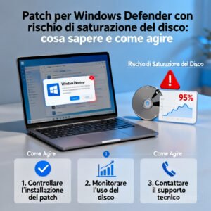 Home 6 Patch per Windows Defender con rischio di saturazione del disco: cosa sapere e come agire