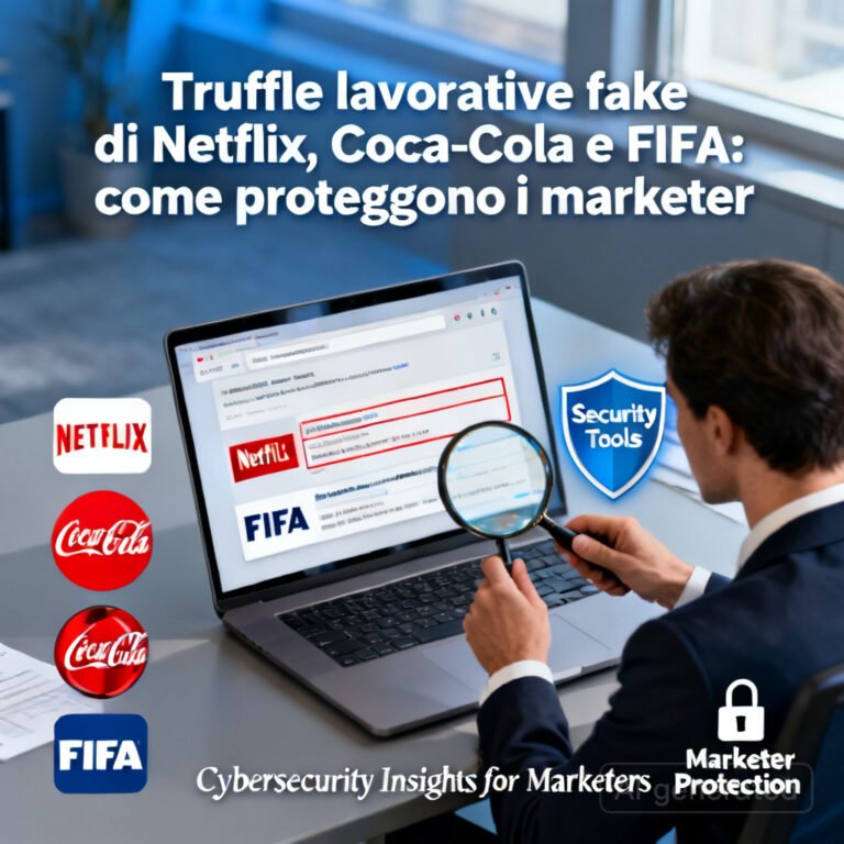 Truffe lavorative fake di Netflix, Coca-Cola e FIFA: come proteggono i marketer 5 Truffe lavorative fake di Netflix, Coca-Cola e FIFA: come proteggono i marketer