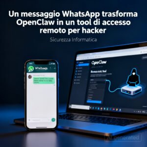 Un messaggio WhatsApp trasforma OpenClaw in un tool di accesso remoto per hacker