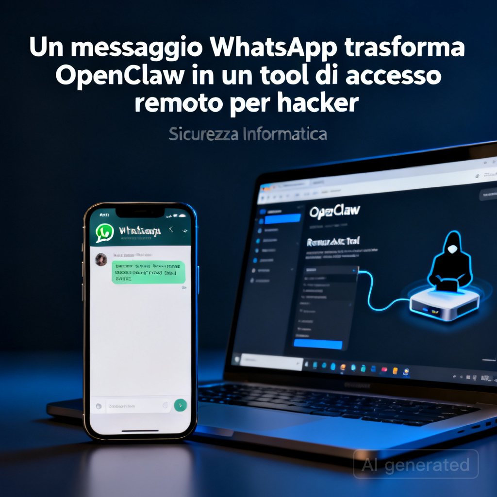 Un messaggio WhatsApp trasforma OpenClaw in un tool di accesso remoto per hacker 2 Un messaggio WhatsApp trasforma OpenClaw in un tool di accesso remoto per hacker