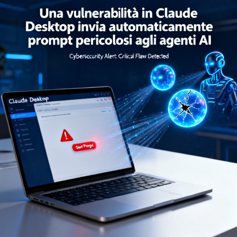 Una vulnerabilità in Claude Desktop invia automaticamente prompt pericolosi agli agenti AI