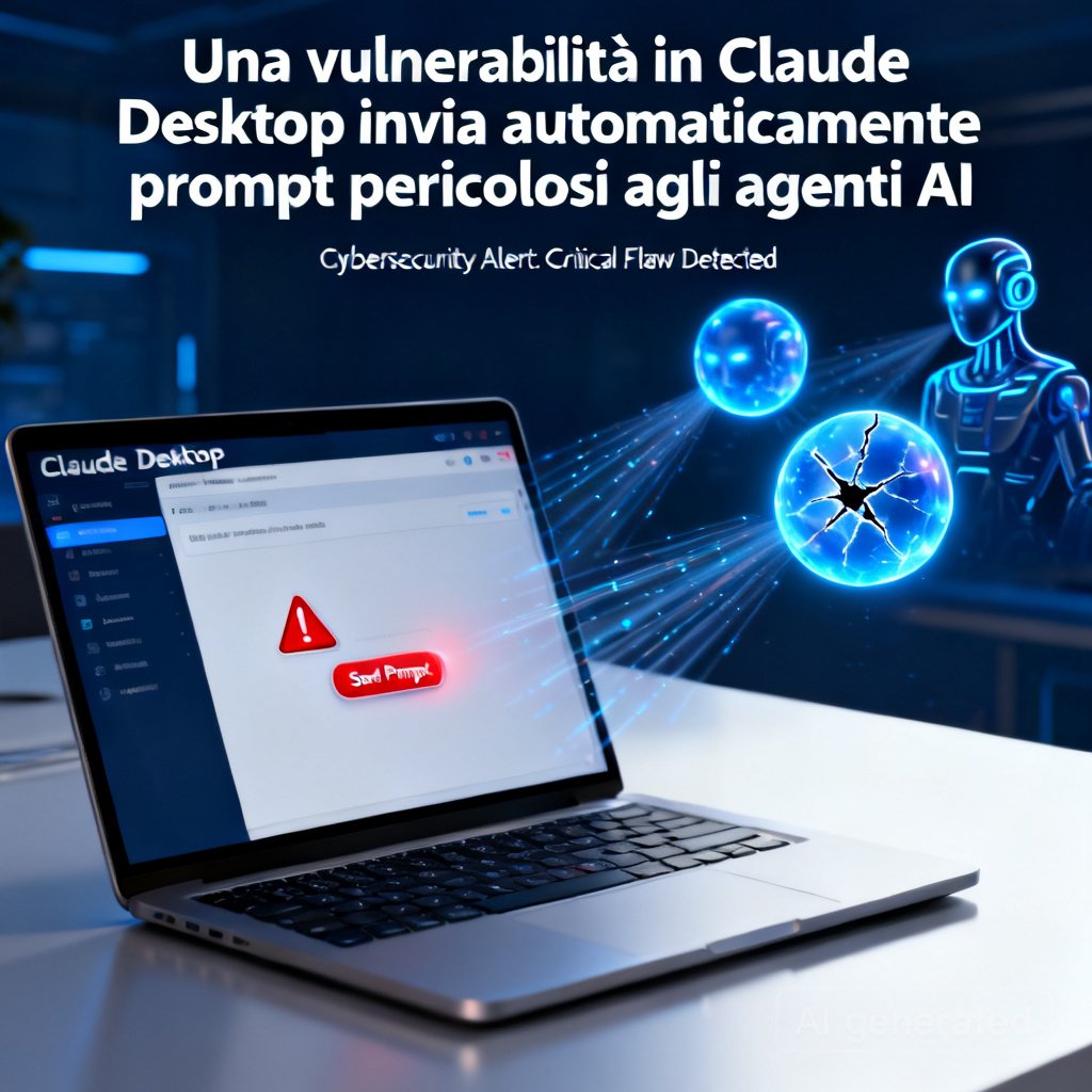 Una vulnerabilità in Claude Desktop invia automaticamente prompt pericolosi agli agenti AI