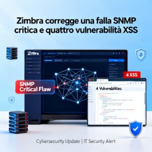 Zimbra corregge una falla SNMP critica e quattro vulnerabilità XSS