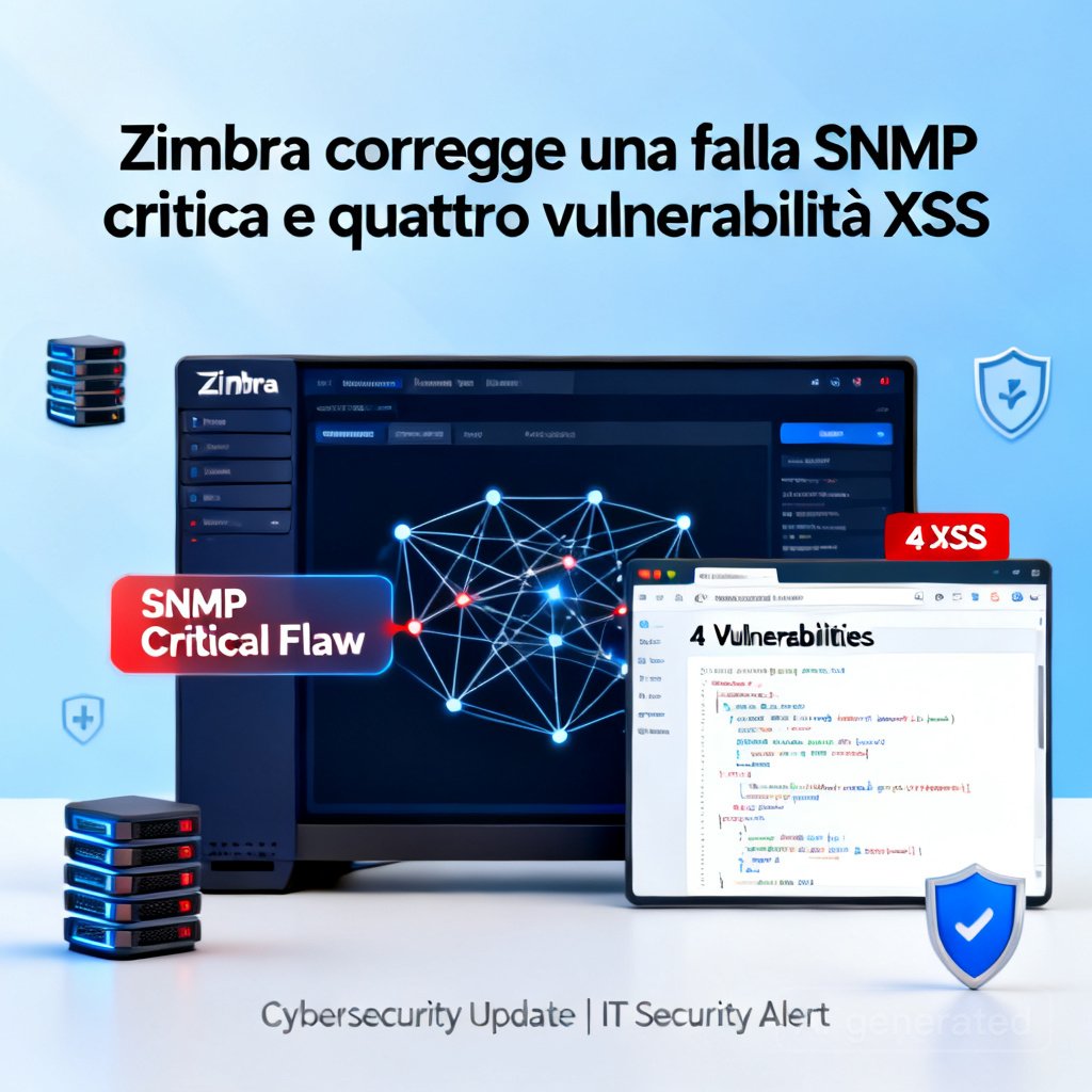 Zimbra corregge una falla SNMP critica e quattro vulnerabilità XSS 2 Zimbra corregge una falla SNMP critica e quattro vulnerabilità XSS