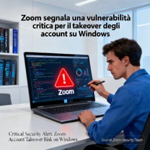 Home 5 Zoom segnala una vulnerabilità critica per il takeover degli account su Windows