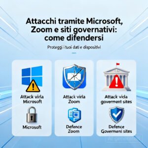 Home 4 Attacchi tramite Microsoft, Zoom e siti governativi: come difendersi