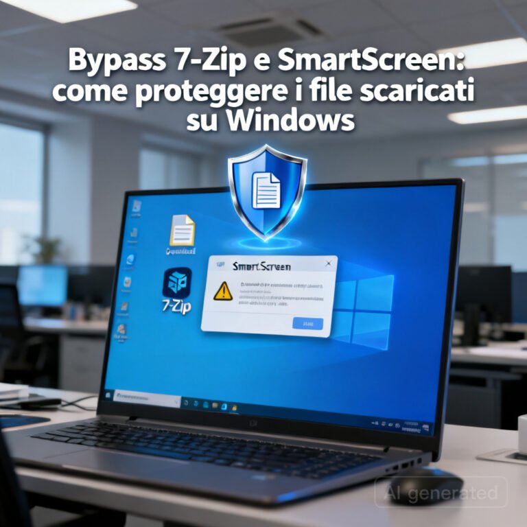 Bypass 7-Zip e SmartScreen: come proteggere i file scaricati su Windows 3 Bypass 7-Zip e SmartScreen: come proteggere i file scaricati su Windows