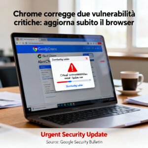 Home 4 Chrome corregge due vulnerabilità critiche: aggiorna subito il browser