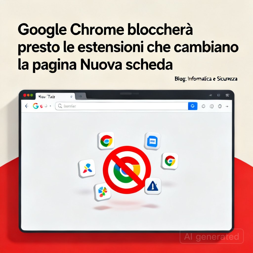 Google Chrome bloccherà presto le estensioni che cambiano la pagina Nuova scheda 2 Google Chrome bloccherà presto le estensioni che cambiano la pagina Nuova scheda