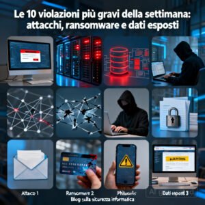 Home 7 Le 10 violazioni più gravi della settimana: attacchi, ransomware e dati esposti