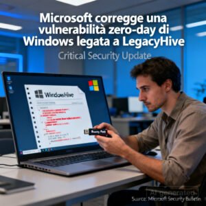 Microsoft corregge una vulnerabilità zero-day di Windows legata a LegacyHive
