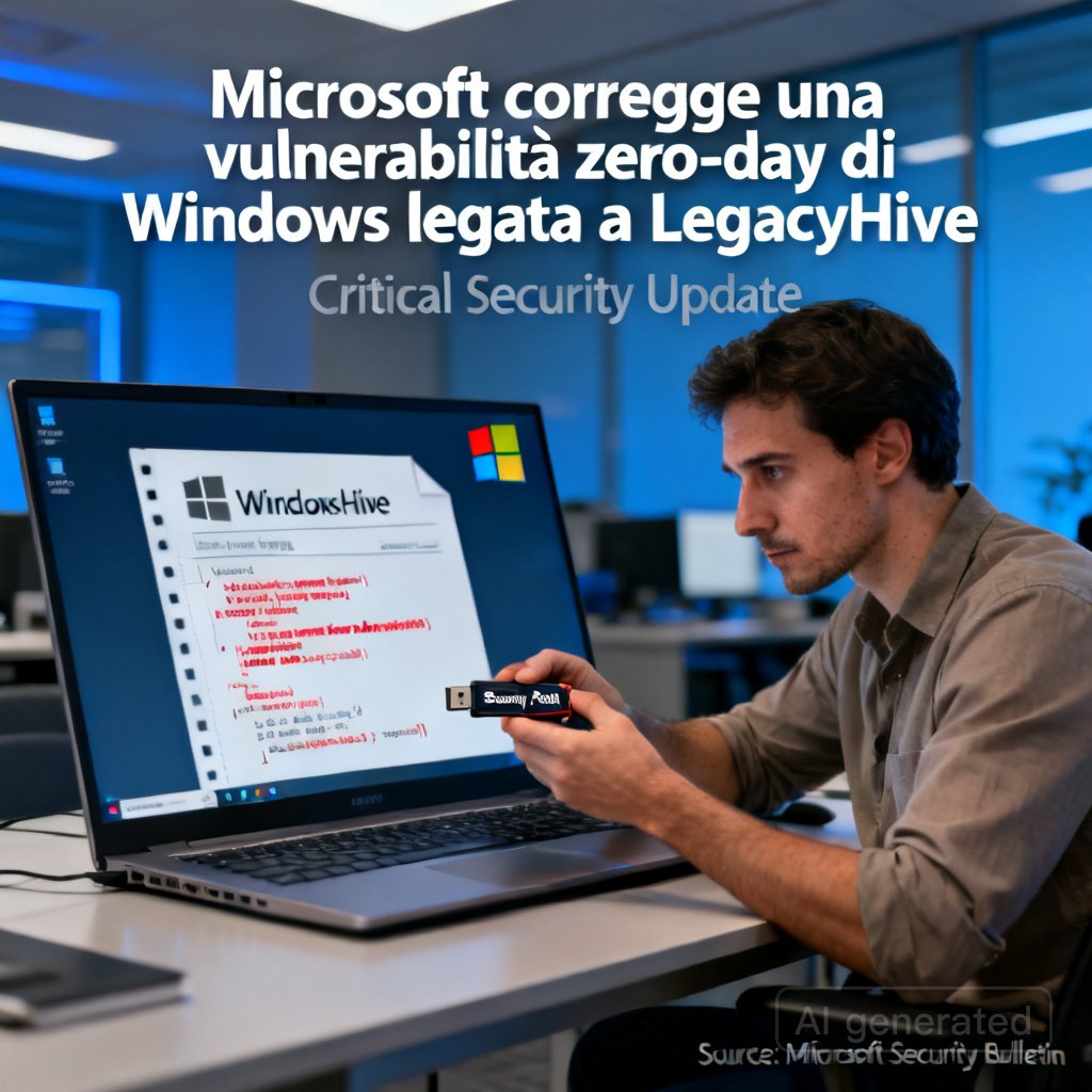 Microsoft corregge una vulnerabilità zero-day di Windows legata a LegacyHive 2 Microsoft corregge una vulnerabilità zero-day di Windows legata a LegacyHive