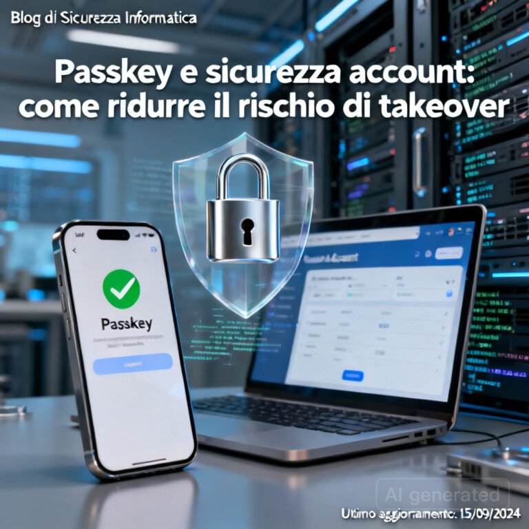 Passkey e sicurezza account: come ridurre il rischio di takeover 4 Passkey e sicurezza account: come ridurre il rischio di takeover