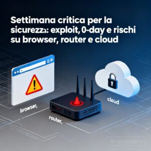 Home 5 Settimana critica per la sicurezza: exploit, 0-day e rischi su browser, router e cloud