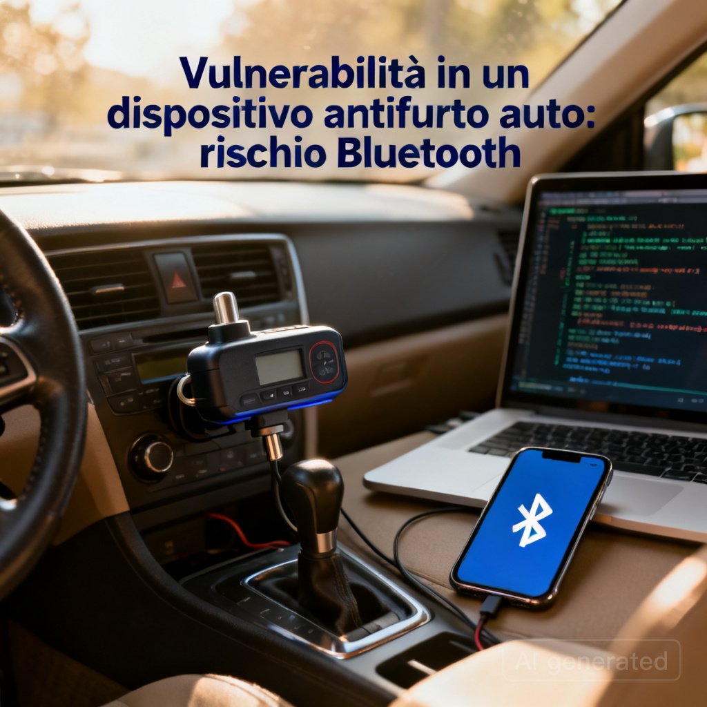 Vulnerabilità in un dispositivo antifurto auto: rischio Bluetooth 2 Vulnerabilità in un dispositivo antifurto auto: rischio Bluetooth